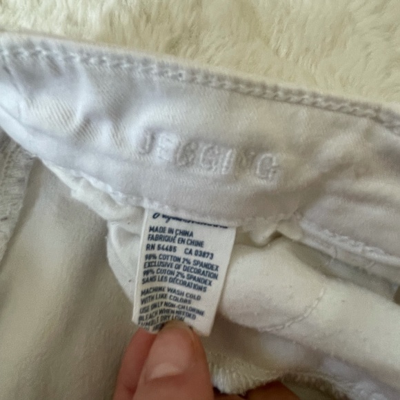 🌻3/$15 American Eagle White Denim Stretch Shorts - Picture 5 of 5